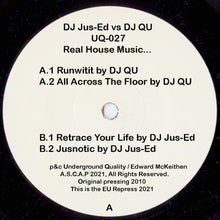 Load image into Gallery viewer, UQ-027 REAL HOUSE MUSIC EP... EU Repress