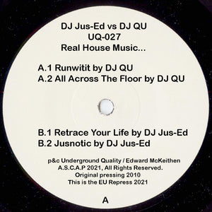UQ-027 REAL HOUSE MUSIC EP... EU Repress